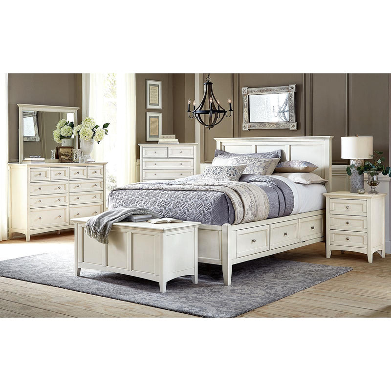 A-America Northlake Queen Panel Bed with storage NRL-WT-5-03-1 IMAGE 3