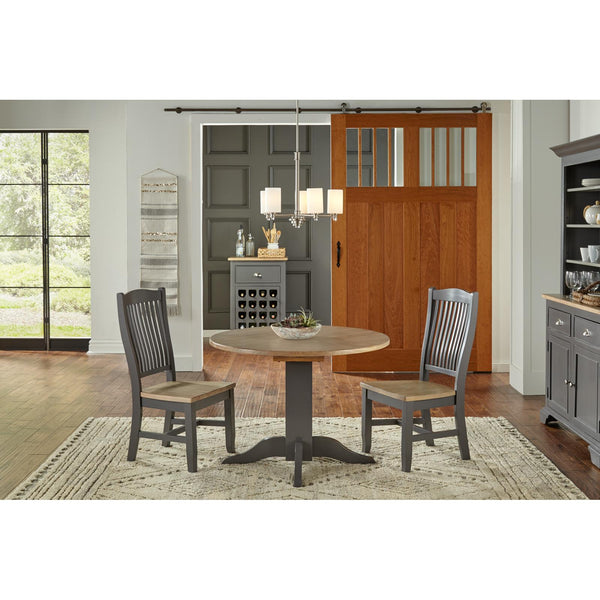 A-America Round Port Townsend Dining Table with Pedestal Base POT-SP-6-10-0 IMAGE 1