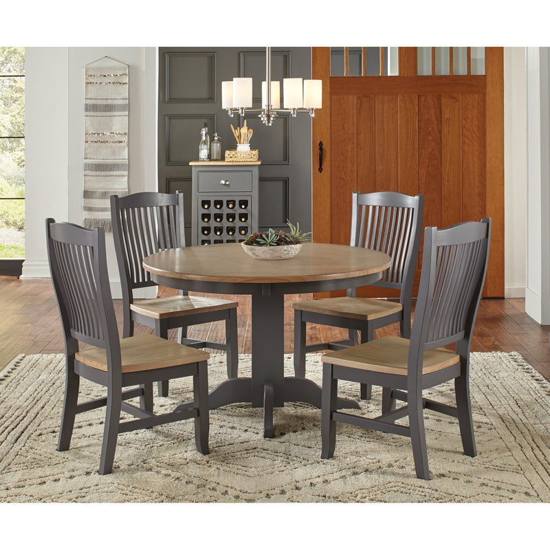 A-America Round Port Townsend Dining Table with Pedestal Base POT-SP-6-25-0 IMAGE 2