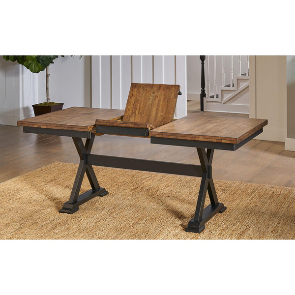 A-America Stone Creek Dining Table with Trestle Base STO-BL-6-30-0 IMAGE 1