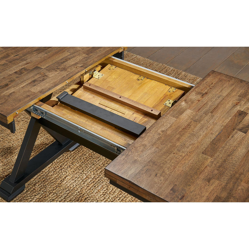 A-America Stone Creek Dining Table with Trestle Base STO-BL-6-30-0 IMAGE 3