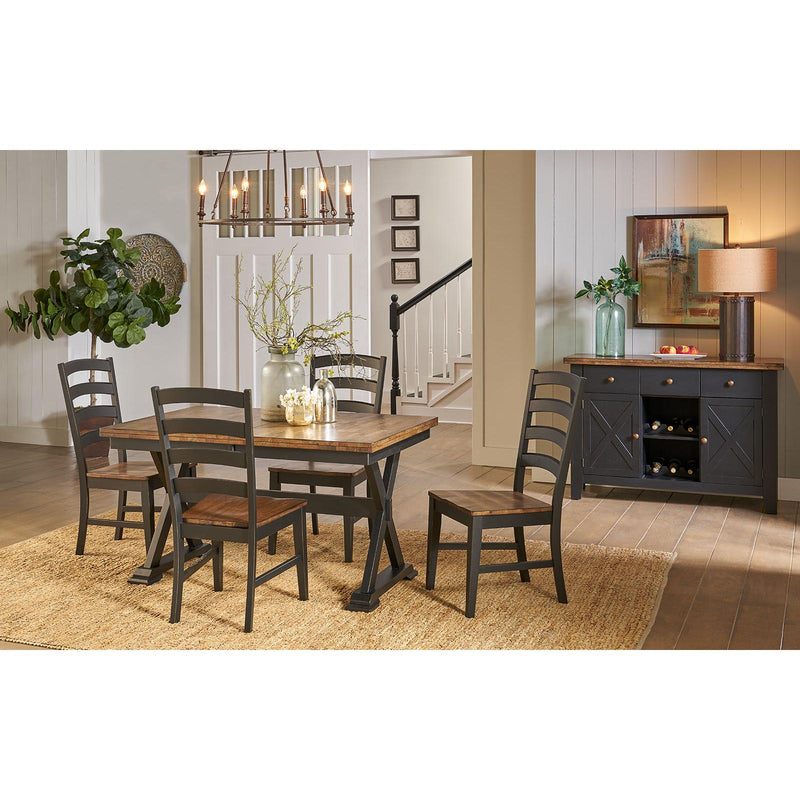 A-America Stone Creek Dining Table with Trestle Base STO-BL-6-30-0 IMAGE 8