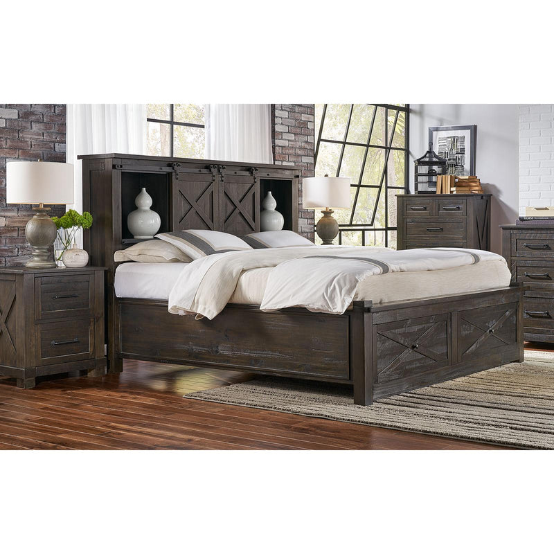 A-America Sun Valley King Bookcase Bed with Storage SUV-CL-5-13-1 IMAGE 3