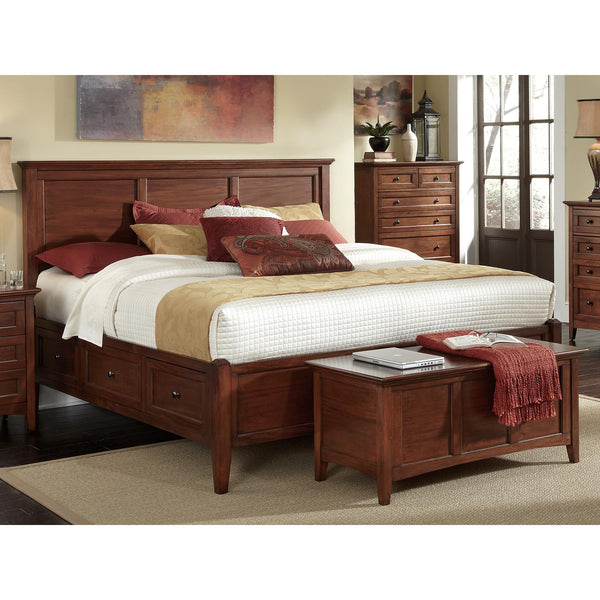 A-America Westlake CB California King Panel Bed with Storage WSL-CB-5-29-1 IMAGE 1