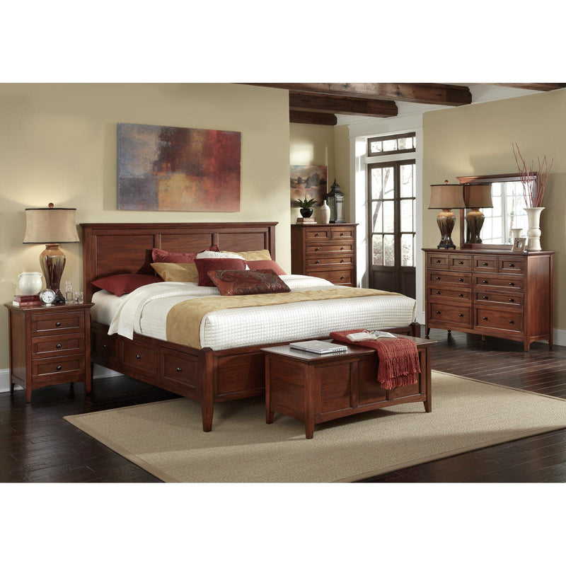 A-America Westlake CB California King Panel Bed with Storage WSL-CB-5-29-1 IMAGE 3