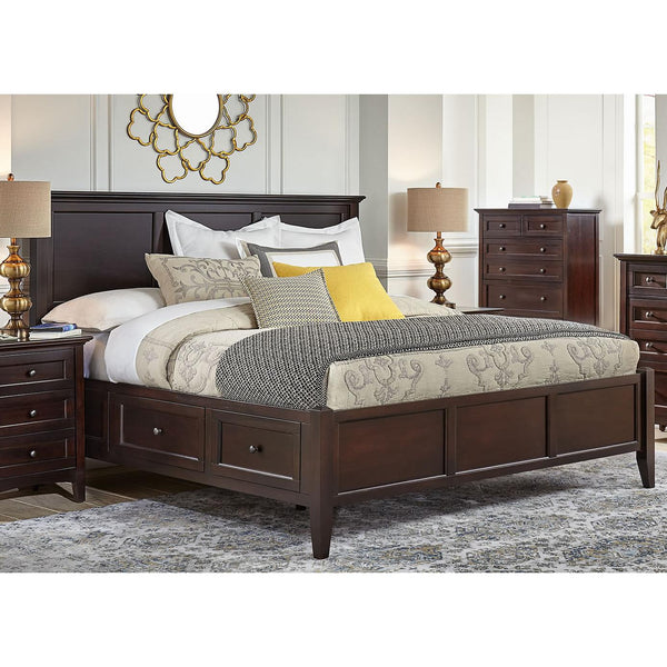 A-America Westlake DM Queen Panel Bed with storage WSL-DM-5-09-1 IMAGE 1