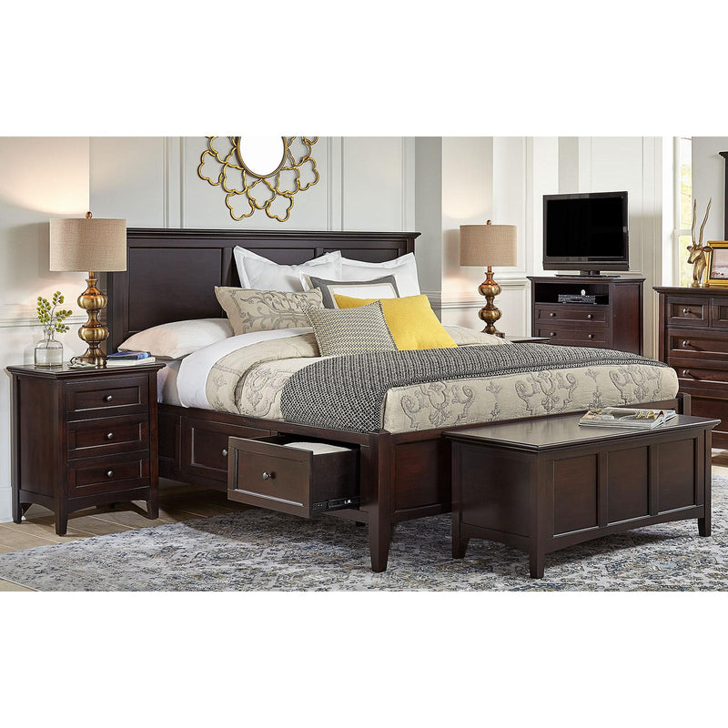 A-America Westlake DM Queen Panel Bed with storage WSL-DM-5-09-1 IMAGE 2