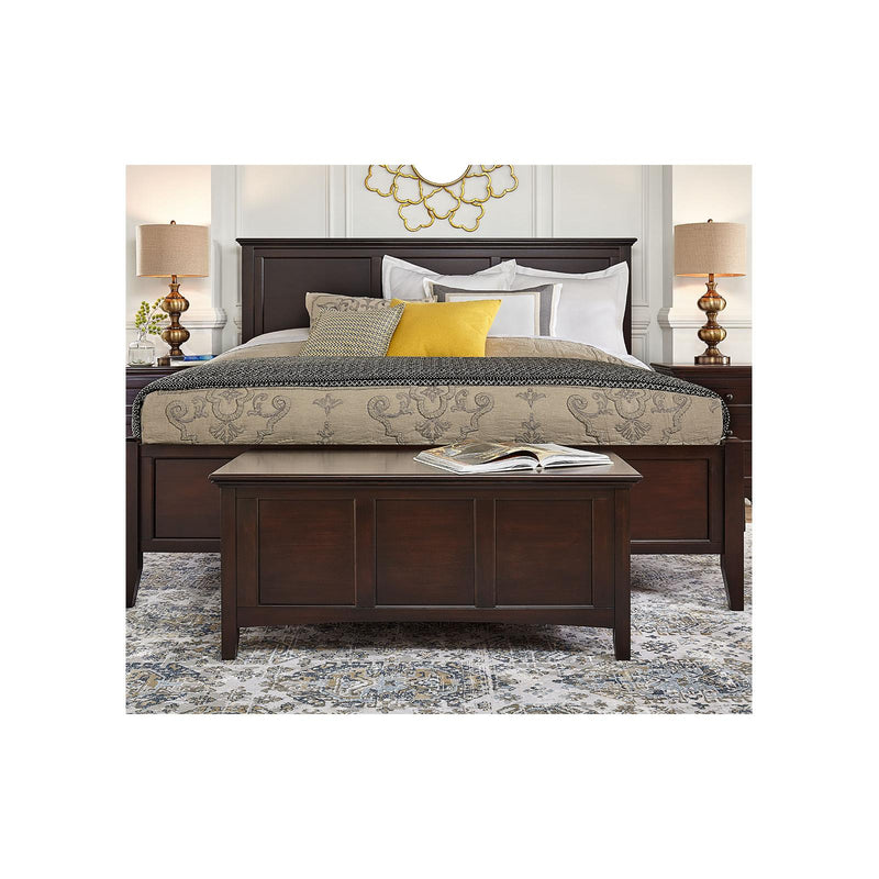 A-America Westlake DM Queen Panel Bed with storage WSL-DM-5-09-1 IMAGE 3