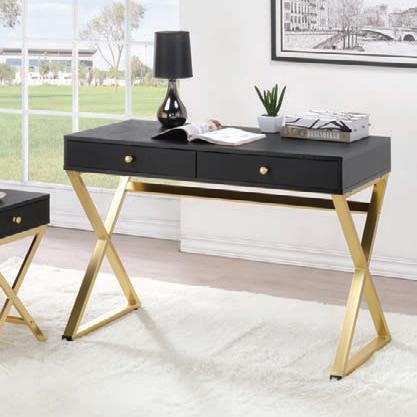 Acme Furniture Coleen 92310 Desk - Black IMAGE 1
