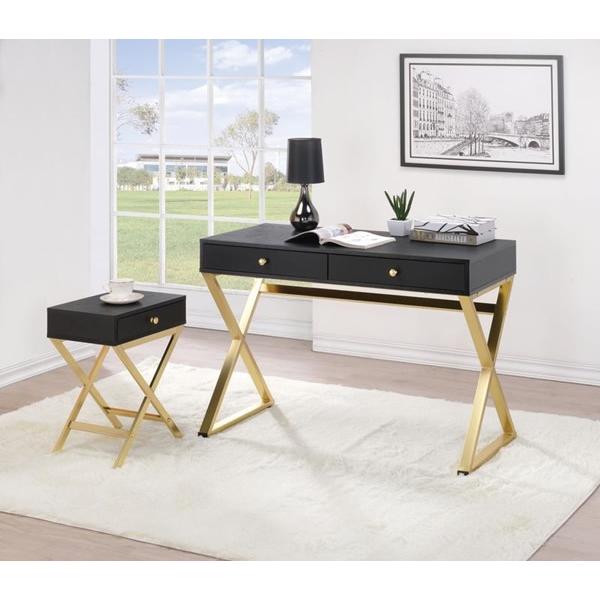 Acme Furniture Coleen 92310 Desk - Black IMAGE 2