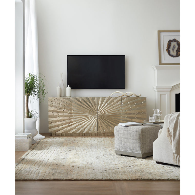 Hooker Furniture 5667-55478-SLV Big Bang 78in Entertainment Console IMAGE 3