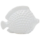 Sagebrook Home 14081-01 Ceramic 10.5" Fish - White IMAGE 1