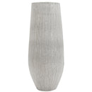 Sagebrook Home VC10056-10 Textured Silver Vase 23" IMAGE 1