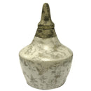 Sagebrook Home VS10115-02 Lidded Jar 10.25" - White IMAGE 1