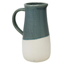 Sagebrook Home 13638-01 Green/White Pitcher IMAGE 1