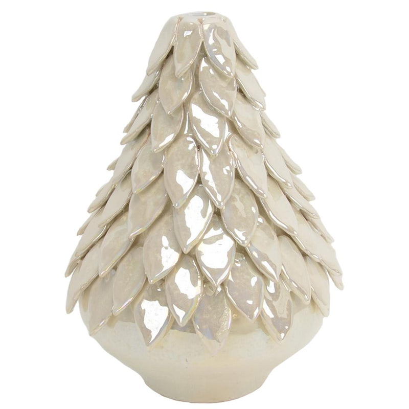 Sagebrook Home 13720-03 Pearlescent Petal Vase 10.5" IMAGE 1
