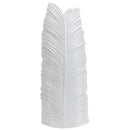 Sagebrook Home 13731-01 White Leaf Vase 30.5" IMAGE 1