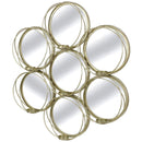 Sagebrook Home 13605 Gold 7 Candle Wall Mirror, WB IMAGE 1