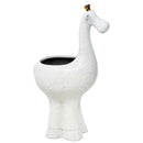 Sagebrook Home 13639-04 White/Gold Giraffe Planter IMAGE 1