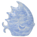 Sagebrook Home 13733-04 Light Blue/White Ceramic Fish 9.5" IMAGE 1
