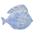 Sagebrook Home 13733-05 Light Blue/White Ceramic Fish 8" IMAGE 1