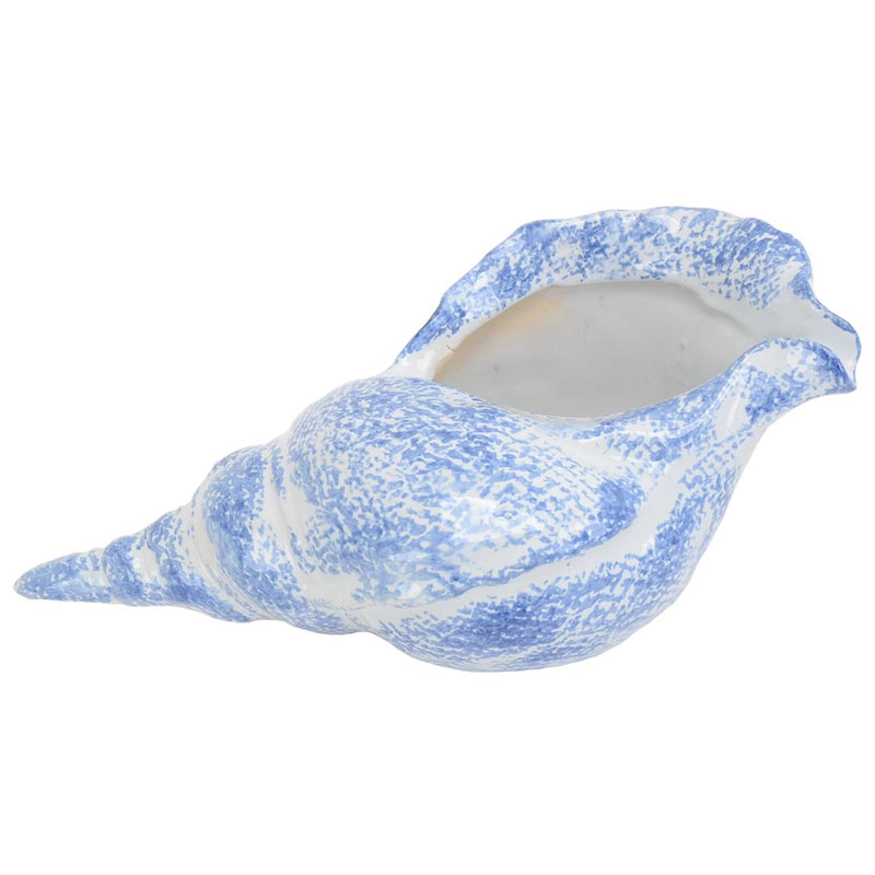 Sagebrook Home 13733-06 Light Blue/White Ceramic Shell IMAGE 1