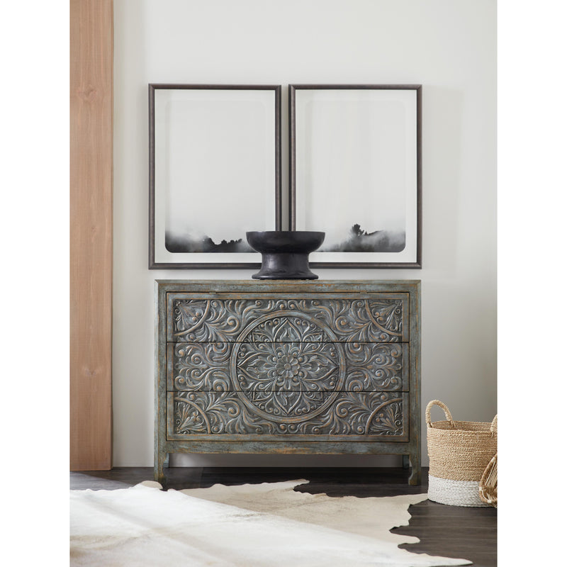 Hooker Furniture 6960-50007-45 La Grange Lockhart Three-Drawer Accent Chest IMAGE 2