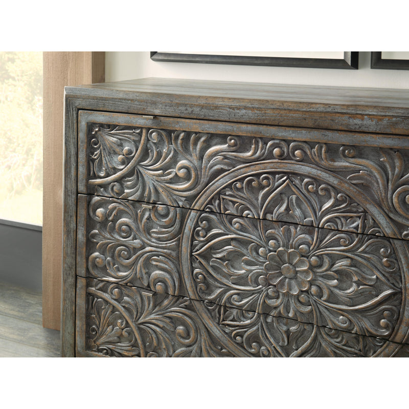 Hooker Furniture 6960-50007-45 La Grange Lockhart Three-Drawer Accent Chest IMAGE 3