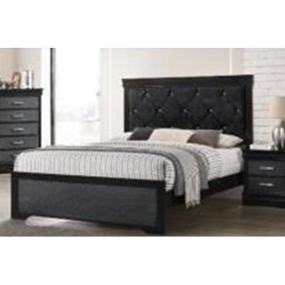 Crown Mark Amalia Twin Upholstered Panel Bed B6918-T-HBFB/B6918-FT-RAIL IMAGE 1