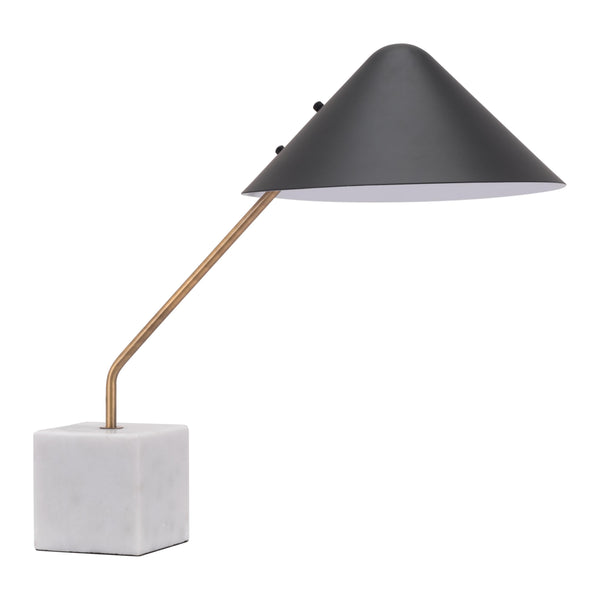  Zuo Pike 56080 Table Lamp - Black & White IMAGE 1