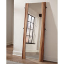  Coaster Furniture Winslow 223256 31 x 76 Inch Standing Floor Mirror - Smokey Walnut IMAGE 3