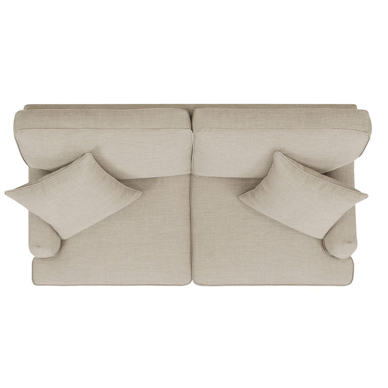 Elements International Abby UBB082200E Loveseat - Heirloom Natural/Linen IMAGE 3