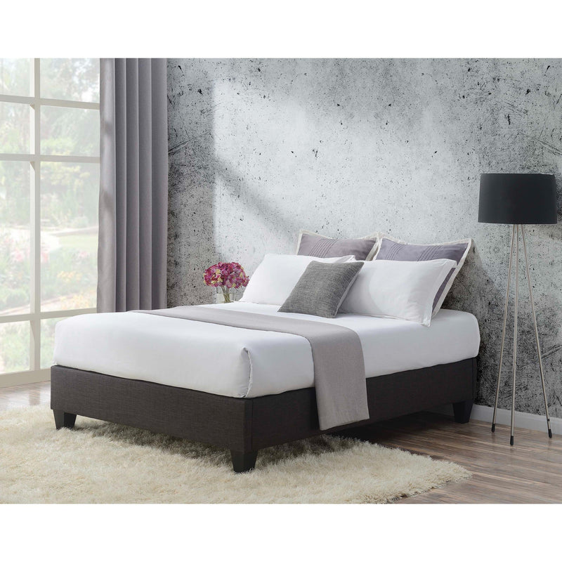  Elements International Abby UBB090TBBO Twin Platform Bed - Heirloom Charcoal IMAGE 1