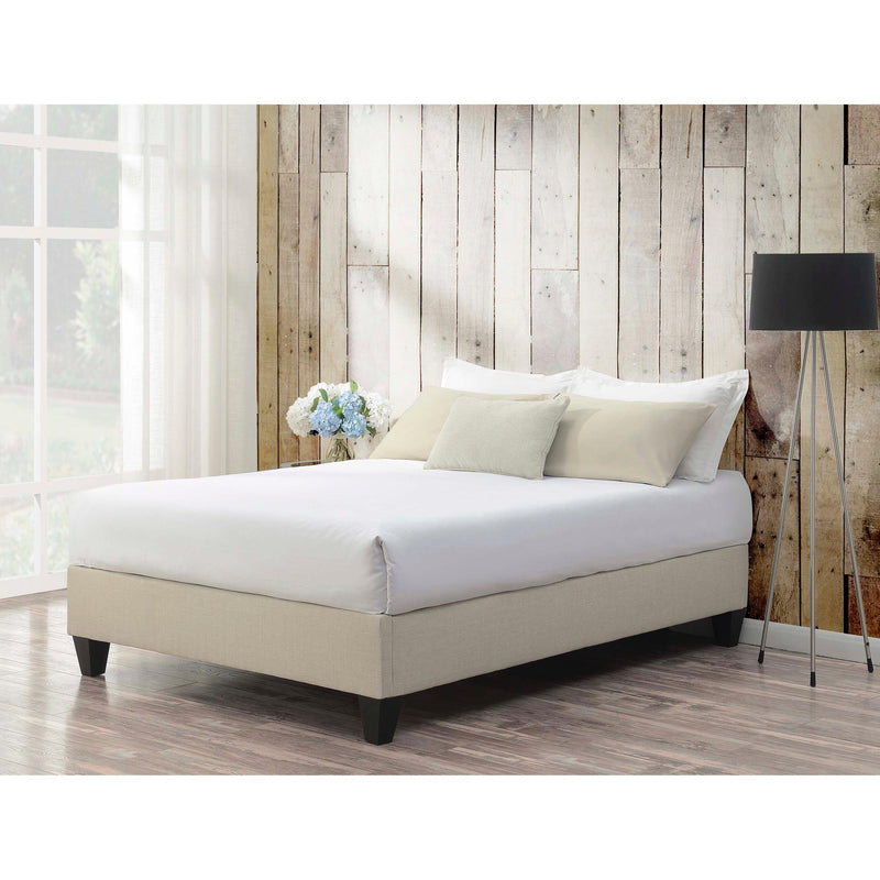  Elements International Abby UBB082FBBO Full Platform Bed - Heirloom Natural IMAGE 1