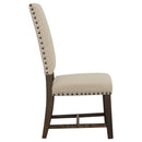  Coaster Furniture Twain 109143 Upholstered Dining Side Chair - Beige IMAGE 6