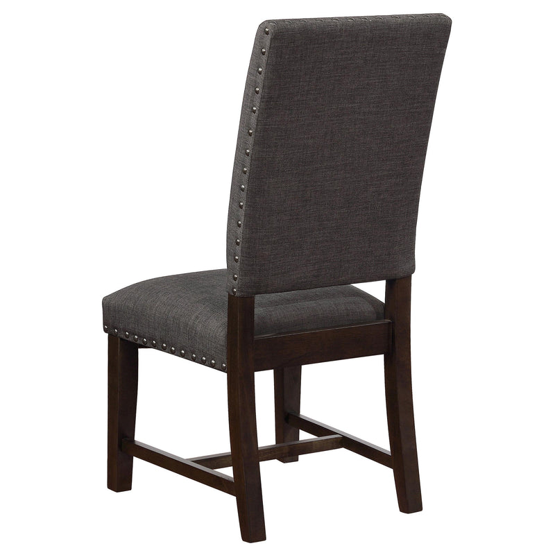 Coaster Furniture Twain 109142 Upholstered Dining Side Chair - Warm Grey (Set of 2) IMAGE 6
