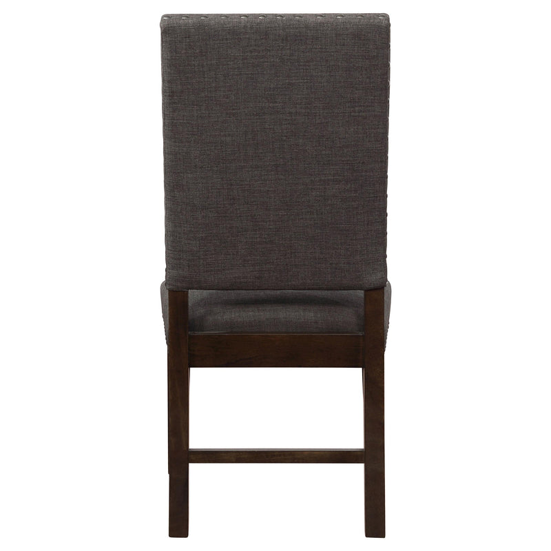 Coaster Furniture Twain 109142 Upholstered Dining Side Chair - Warm Grey (Set of 2) IMAGE 7