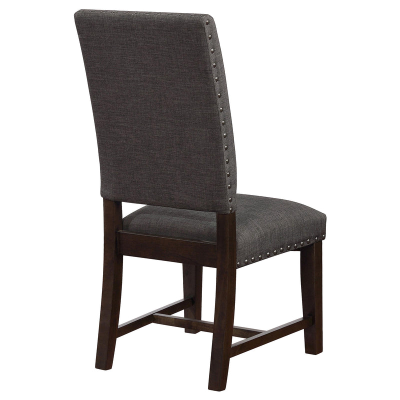 Coaster Furniture Twain 109142 Upholstered Dining Side Chair - Warm Grey (Set of 2) IMAGE 8