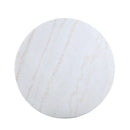  Coaster Furniture Kella 192061 Round 50-inch Marble Top Dining Table - White Marble IMAGE 2