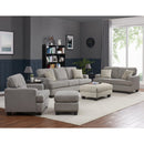 Emerald Home Furnishings Carter Stationary Fabric Sofa U3477-00-43 IMAGE 3