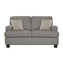Emerald Home Furnishings Carter Stationary Fabric Loveseat U3477-01-43 IMAGE 1