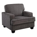 Emerald Home Furnishings Carter Stationary Fabric Chair U3477-02-13 IMAGE 1