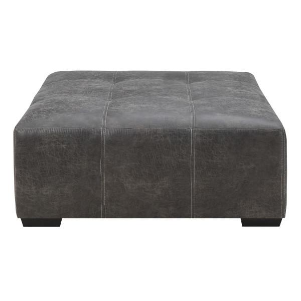 Emerald Home Furnishings Berlin Polyurethane Ottoman U4551-23-03 IMAGE 1