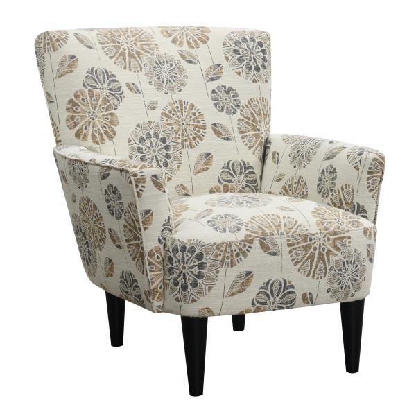 Emerald Home Furnishings Flower Power Stationary Fabric Accent Chair U3535-05-05 IMAGE 1