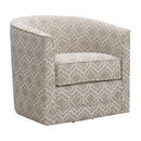 Emerald Home Furnishings Milo Swivel Fabric Accent Chair U5029C-04-45A IMAGE 1