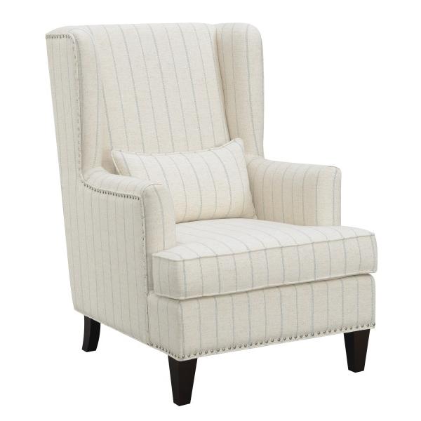 Emerald Home Furnishings Isabella Stationary Fabric Accent Chair U3833-05-09 IMAGE 1