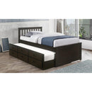  IFDC IF-300E Single/Single Captain Bed - Espresso IMAGE 1