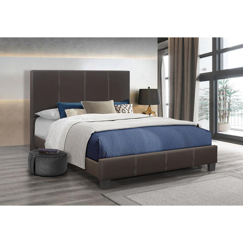 IFDC Full Upholstered Platform Bed IF 5472 - 54 IMAGE 1