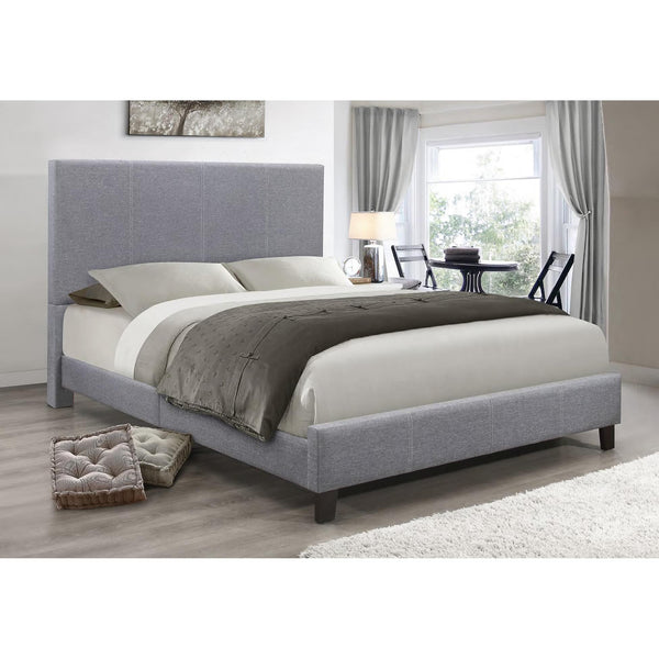 IFDC Full Upholstered Platform Bed IF 5474 - 54 IMAGE 1