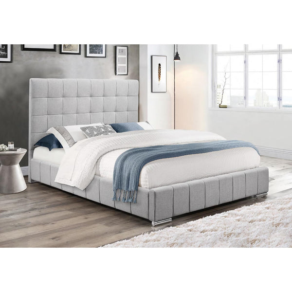 IFDC King Upholstered Platform Bed IF 5780 - 78 IMAGE 1